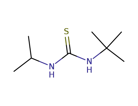 Molecular Structure of 52599-24-3 (N-T-BUTYL-N'-ISOPROPYLTHIOUREA)
