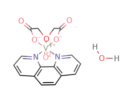 o-phenanthroline(oxydiacetato)oxovanadium(IV) monohydrate