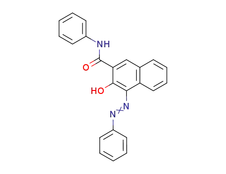 Molecular Structure of 3789-75-1 (3-HYDROXY-4-PHENYLAZO-NAPHTHALENE-2-CARBOXYLIC ACID PHENYLAMIDE)