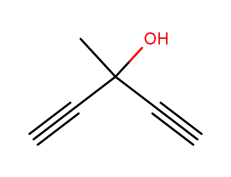 Molecular Structure of 76783-21-6 (1,4-Pentadiyn-3-ol, 3-methyl-)