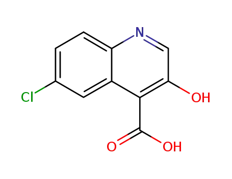 6-chloro-3-hydroxy-quinoline-4-carboxylic acid
