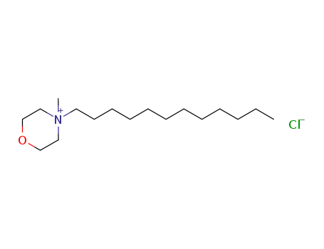 Molecular Structure of 14866-50-3 (Morpholinium, 4-dodecyl-4-methyl-, chloride)