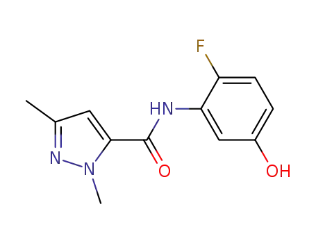N-(2-fluoro-5-hydroxyphenyl)-1,3-dimethyl-1H-pyrazole-5-carboxamide
