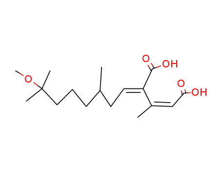 (Z,E)-(+/-)-4-(7-methoxy-3,7-dimethyloctylidene)-3-methylpent-2-ene-1,5-dioic acid