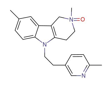 2,8-dimethyl-5-(2-(6-methylpyridin-3-yl)ethyl)-2,3,4,5-tetrahydro-1H-pyrido[4,3-b]indole 2-oxide