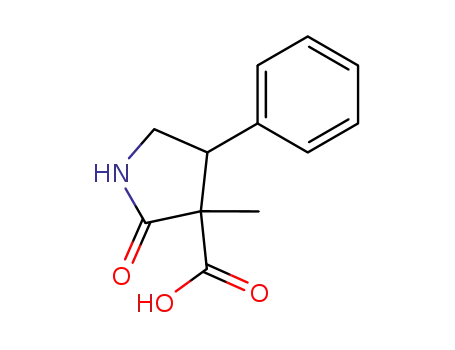 3-methyl-2-oxo-4-phenyl-pyrrolidine-3-carboxylic acid