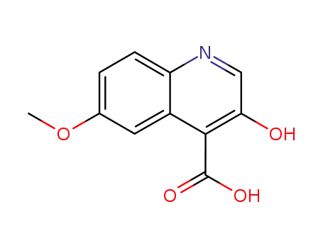 3-hydroxy-6-methoxy-quinoline-4-carboxylic acid