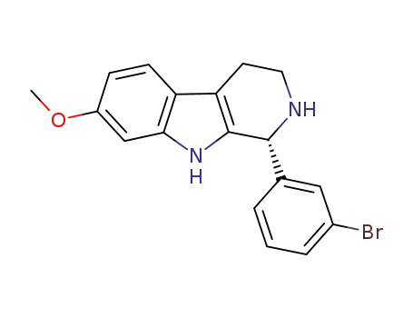 (R)-1-(3-bromophenyl)-7-methoxy-2,3,4,9-tetrahydro-1H-pyrido[3,4-b]indole