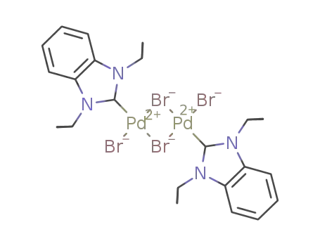 di-μ-bromo(dibromo)bis[1,3-di(propan-2-yl)-1,3-dihydro-2H-benzimidazol-2-ylidene]dipalladium(II)