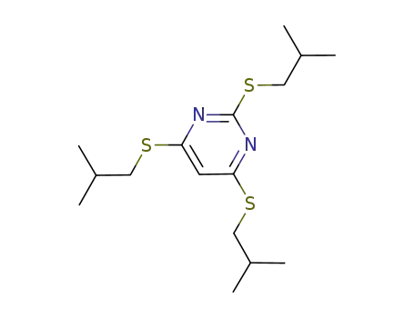 2,4,6-tris-isobutylsulfanyl-pyrimidine