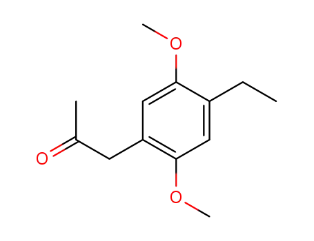 Molecular Structure of 62097-81-8 (2-Propanone, 1-(4-ethyl-2,5-dimethoxyphenyl)-)