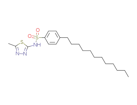 4-dodecyl-N-(5-methyl-1,3,4-thiadiazol-2-yl)benzenesulfonamide