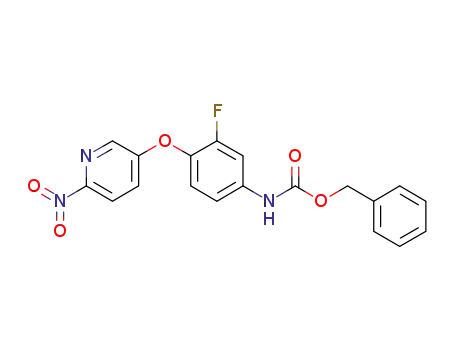 benzyl {3-fluoro-4-[(6-nitropyridin-3-yl)oxy]phenyl}carbamate