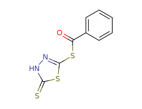 Benzenecarbothioicacid, S-(4,5-dihydro-5-thioxo-1,3,4-thiadiazol-2-yl) ester(51988-14-8)