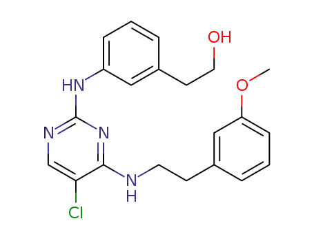 2-{3-[(5-chloro-4-{[2-(3-methoxyphenyl)ethyl]amino}pyrimidin-2-yl)amino]phenyl}ethanol