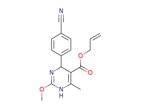 4-(4-cyanophenyl)-2-methoxy-6-methyl-1,4-dihydro-pyrimidine-5-carboxylic acid allyl ester