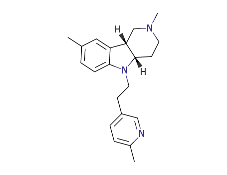 (4aRS,9bSR)-2,8-dimethyl-5-[2-(6-methylpyridin-3-yl)ethyl]-2,3,4,4a,5,9b-hexahydro-1H-pyrido[4,3-b]indole