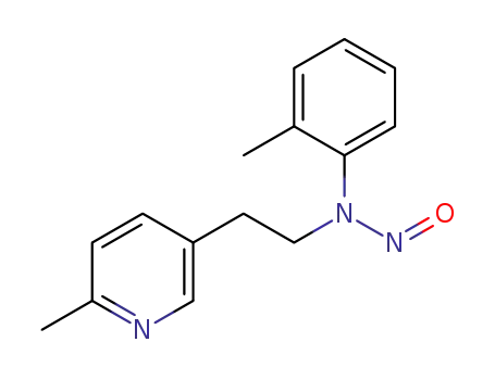 2-methyl-5-(2-[N-nitroso-(2-methylphenyl)amino]ethyl)pyridine