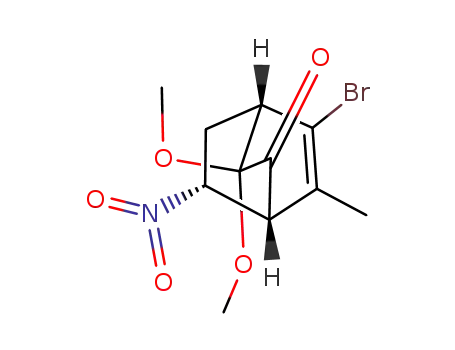 endo-5-bromo-3,3-dimethoxy-6-methyl-7-nitrobicyclo[2.2.2]oct-5-en-2-one