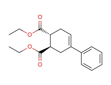 (trans)-diethyl 4-phenyl-4-cyclohexene-1,2-dicarboxylate