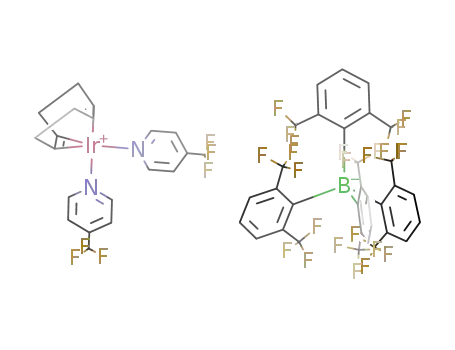 bis(η4-1,5-cyclooctadiene)(4-(trifluoromethyl)pyridine)iridium(I) tetrakis[3,5-bis(trifluoromethyl)phenyl]borate