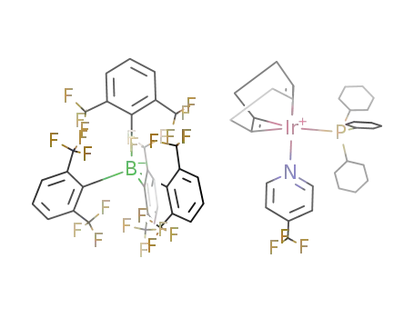 (η4-1,5-cyclooctadiene)(tricyclohexylphosphane)[4-(trifluoromethyl)pyridine]iridium(I) tetrakis[3,5-bis(trifluoromethyl)phenyl]borate