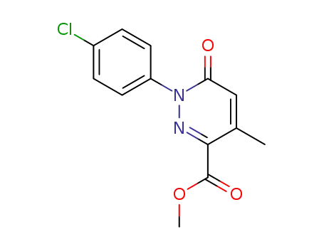 1-(4-chloro-phenyl)-4-methyl-6-oxo-1,6-dihydro-pyridazine-3-carboxylic acid methyl ester