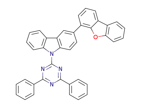 3-(dibenzo[b,d]furan-4-yl)-9-(4,6-diphenyl-1,3,5-triazin-2-yl)-9H-carbazole