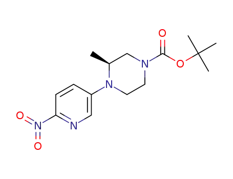 (3S)-tert-butyl 3-methyl-4-(6-nitropyridin-3-yl)piperazine-1-carboxylate