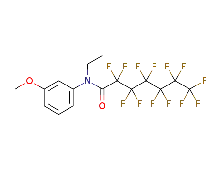 N-ethyl-N-perfluoroheptanoyl-m-methoxyaniline