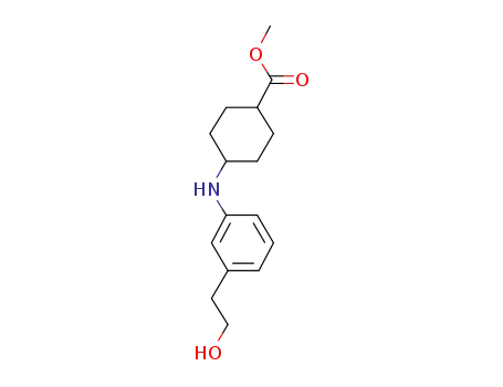 methyl trans-4-{[3-(2-hydroxyethyl)phenyl]amino}cyclohexanecarboxylate