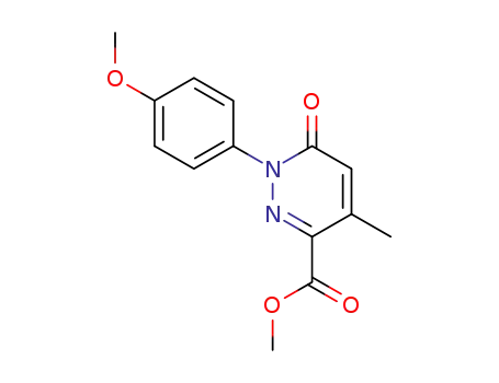1-(4-methoxy-phenyl)-4-methyl-6-oxo-1,6-dihydro-pyridazine-3-carboxylic acid methyl ester