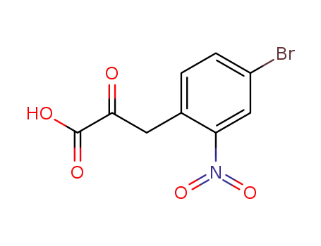 3-(4-bromo-2-nitrophenyl)-2-oxopropanoic acid