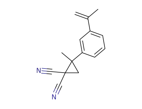 2-methyl-2-(3-(prop-1-en-2-yl)phenyl)cyclopropane-1,1-dicarbonitrile