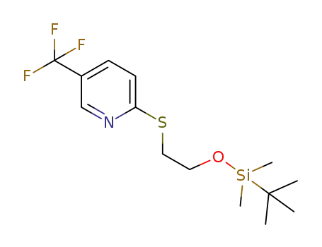 2-(2-(tert-butyldimethylsilyloxy)ethylthio)-5-(trifluoromethyl)pyridine