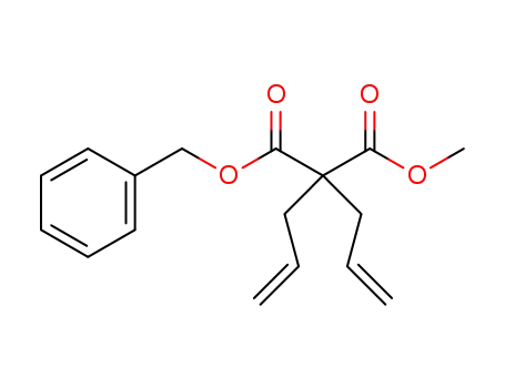 1-benzyl 3-methyl 2,2-diallylmalonate