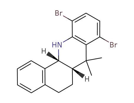 8,11-dibromo-7,7-dimethyl-5,6,6a,7,12,12a-hexahydrobenzo[c]acridine