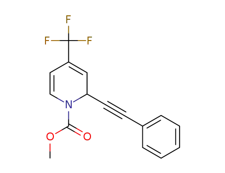 methyl 2-(phenylethynyl)-4-(trifluoromethyl)pyridine-1(2H)-carboxylate