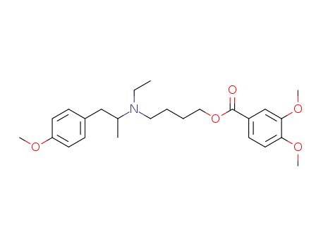 Molecular Structure of 3625-06-7 (MEBEVERINE)