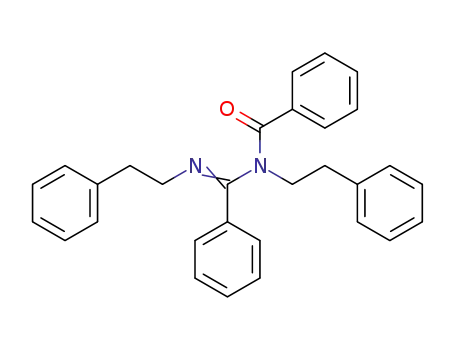 N-Benzoyl-N.N'-diphenaethyl-benzamidin