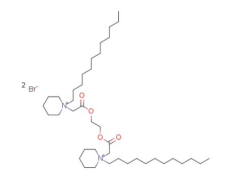 1,1'-(ethane-1,2-diylbis(oxy))bis(2-oxoethane-1,2-diyl)bis(1-dodecylpiperidin-1-ium)dibromide