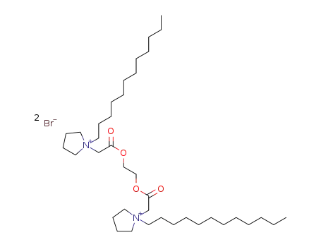 1,1'-(ethane-1,2-diylbis(oxy))bis(2-oxoethane-1,2-diyl)bis(1-dodecylpyrrolidin-1-ium)-dibromide