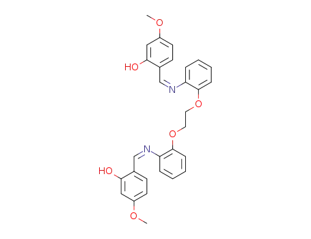 6,6'-((1Z,1'Z)-(((ethane-1,2-diylbis(oxy))bis(2,1-phenylene))bis(azanylylidene))bis(methanylylidene))bis(3-methoxyphenol)