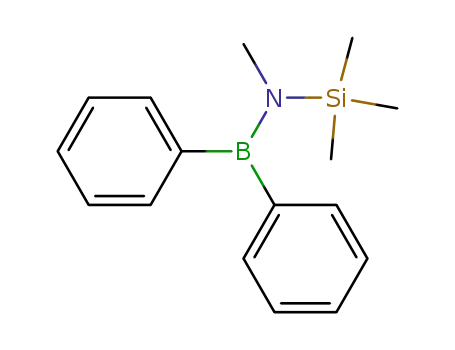 Molecular Structure of 27151-87-7 (Boranamine, N-methyl-1,1-diphenyl-N-(trimethylsilyl)-)