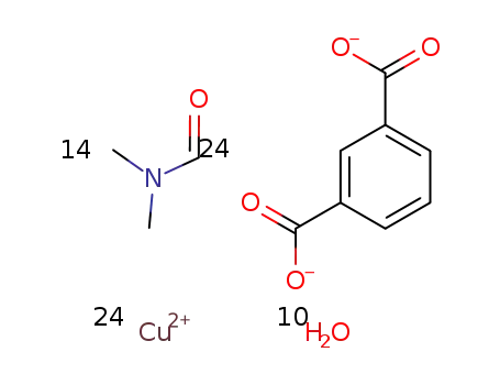 [Cu24(isophthalate)24(DMF)14(H2O)10]