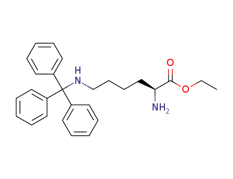 ethyl 2-amino-6-(tritylamino)hexanoate