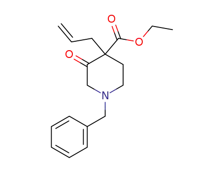 ethyl 1-benzyl-3-oxo-4-(prop-2-en-1-yl)piperidine-4-carboxylate
