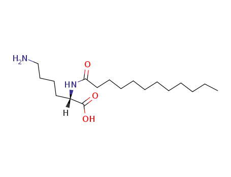 Molecular Structure of 59409-41-5 (N-ALPHA-LAUROYL-L-LYSINE)