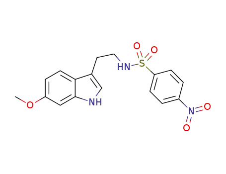 N-(2-(6-methoxy-1H-indol-3-yl)ethyl)-4-nitrobenzenesulfonamide