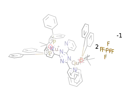 [Cu2(2,4,6-tri(pyridin-2-yl)-1,3,5-triazine)(4,5-bis(diphenylphosphino)-9,9-dimethylxanthene)2][PF6]2